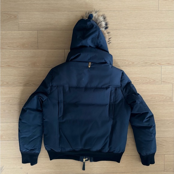 MACKAGE DIXON - Mens Navy Blue Bomber Jacket - Picture 3 of 6